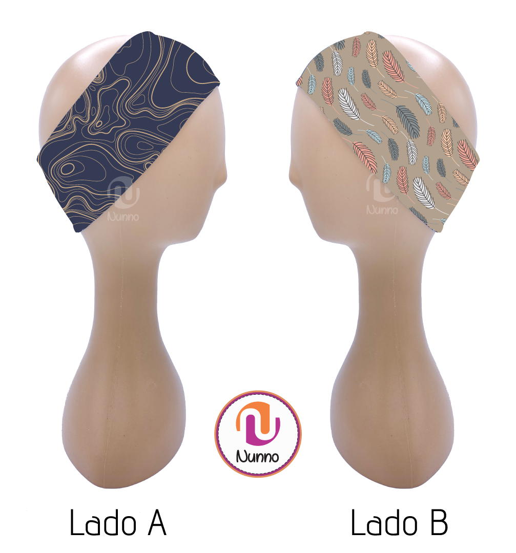 Plumas Brown / Atlas Blue